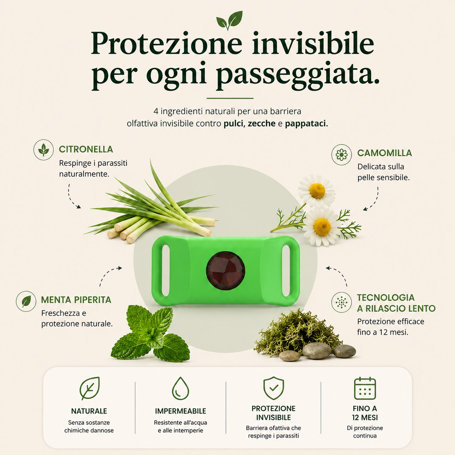 Verdevia Protezione Naturale contro Pulci e Zecche