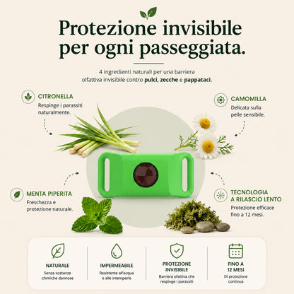 Verdevia Protezione Naturale contro Pulci e Zecche